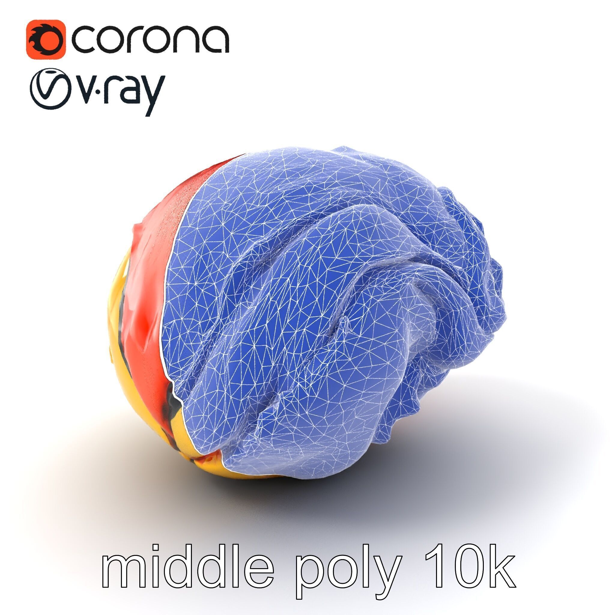 Expressionist Artwork Sculptural Forms model pack Low-poly 3D model_5