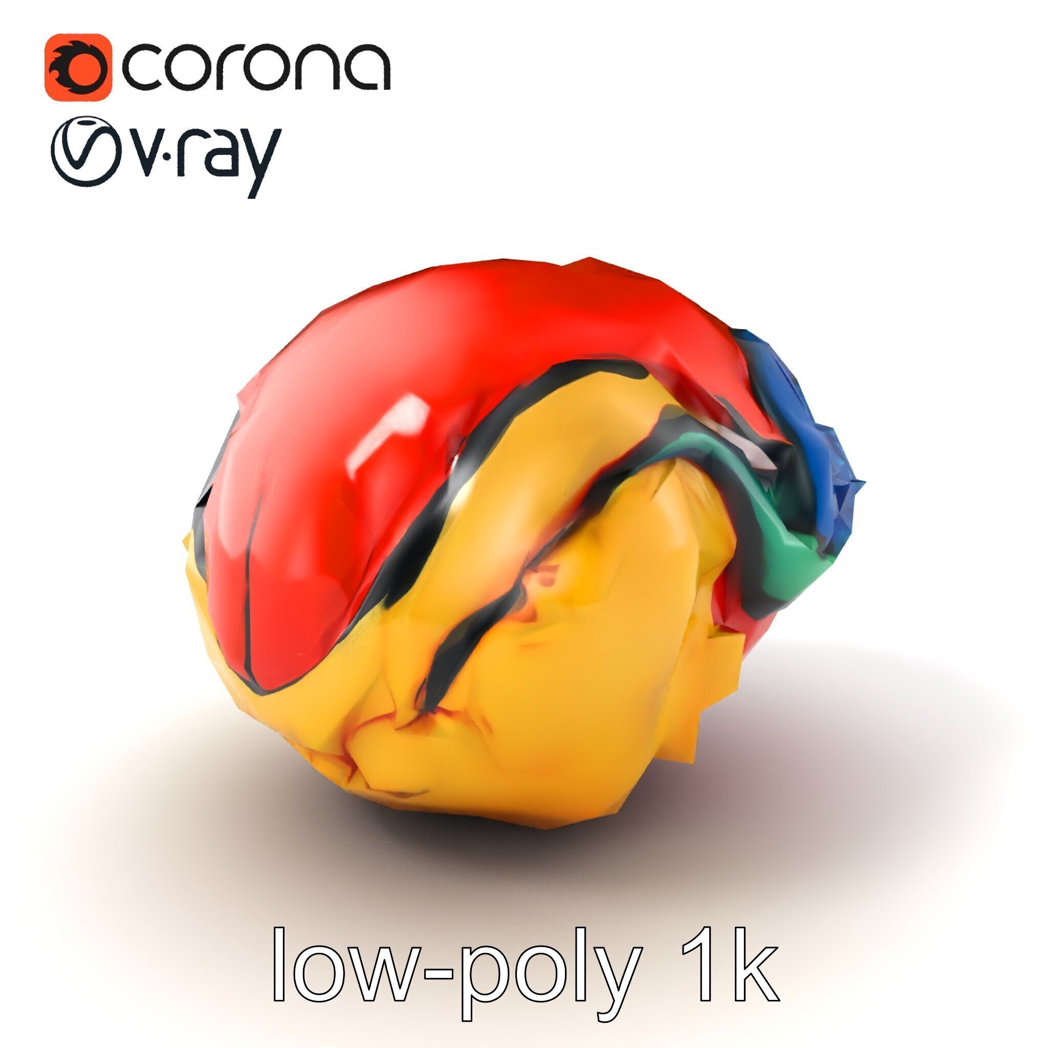 Expressionist Artwork Sculptural Forms model pack Low-poly 3D model_4