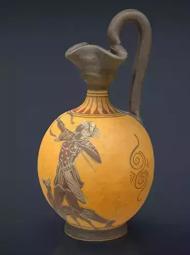 Greek Vase 5 Low-poly 3D model