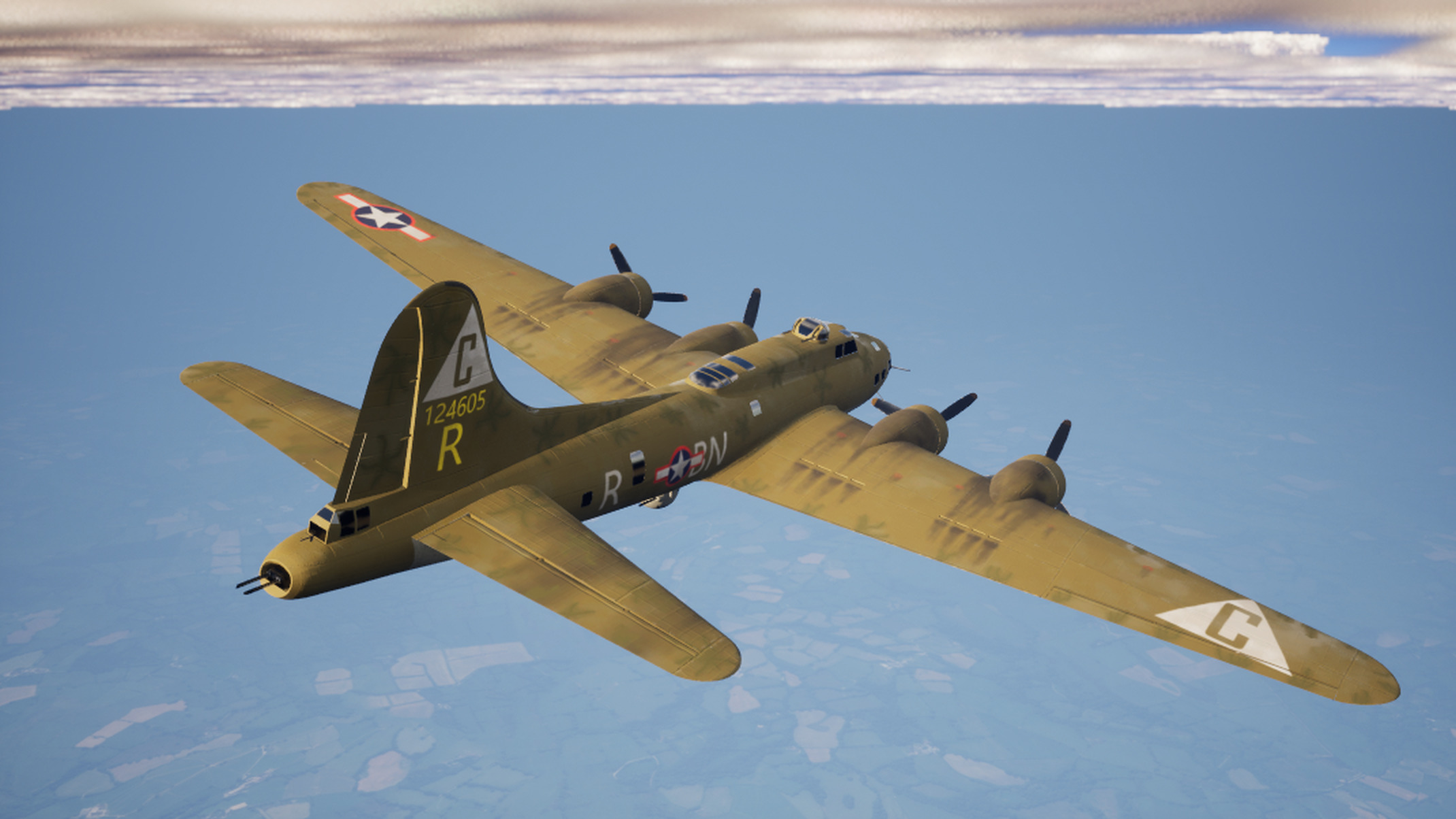 B-17F Flying Fortress Knockout Dropper 3D model_3
