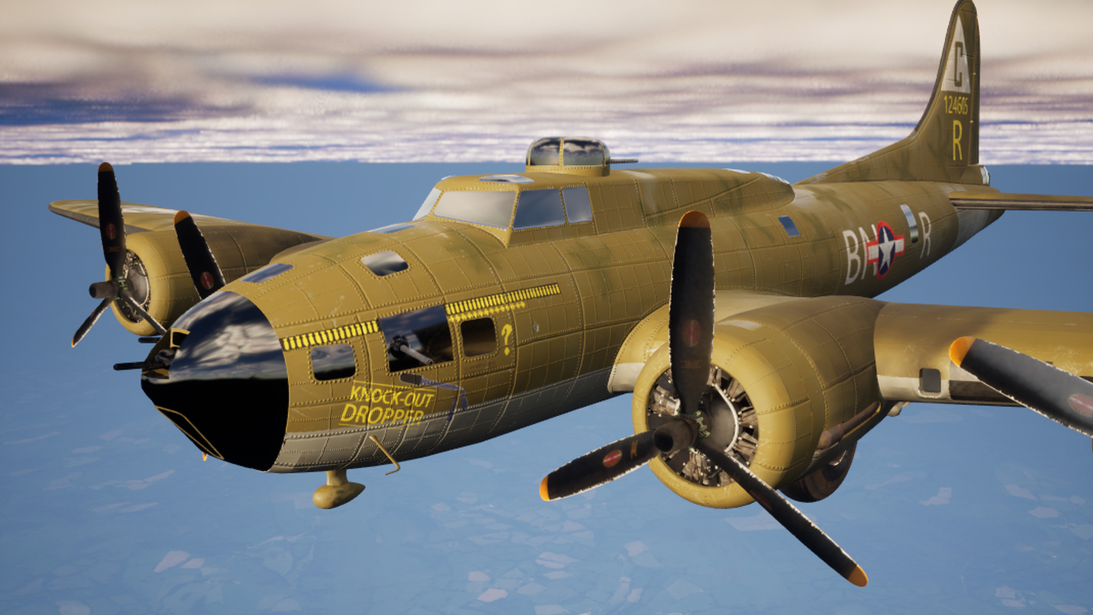 B-17F Flying Fortress Knockout Dropper 3D model_1