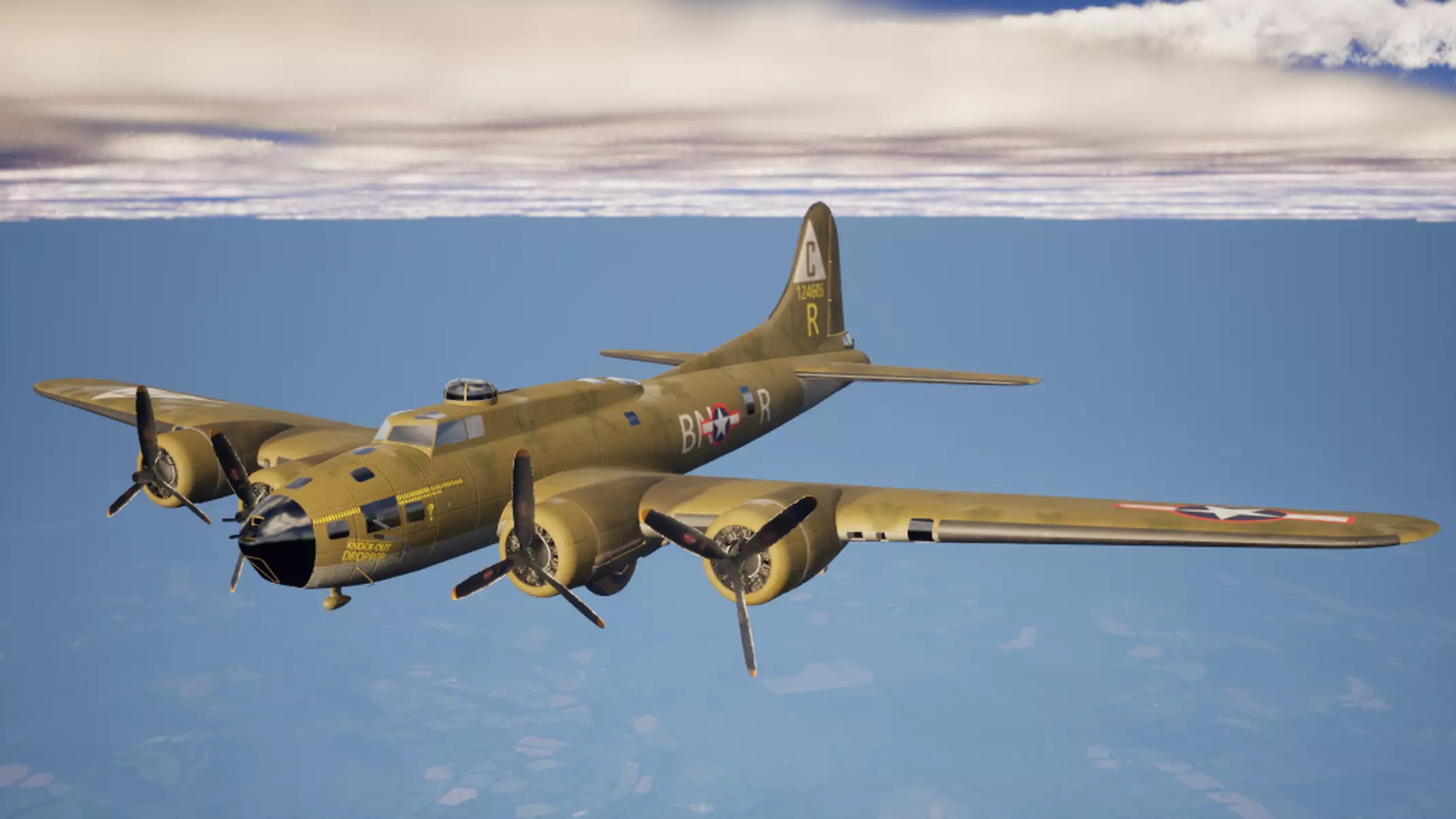 B-17F Flying Fortress Knockout Dropper 3D model_0