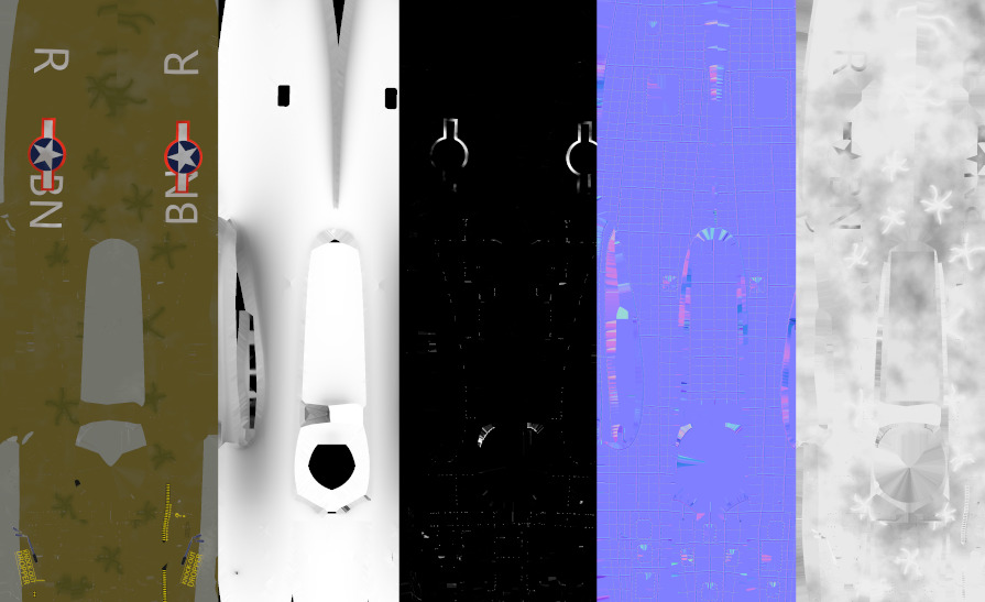 B-17F Flying Fortress Knockout Dropper 3D model_9