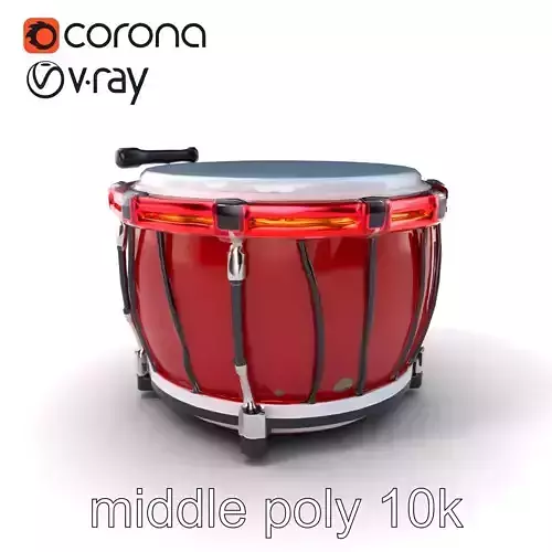 Interactive Musical Drum with Flashing Lights model pack