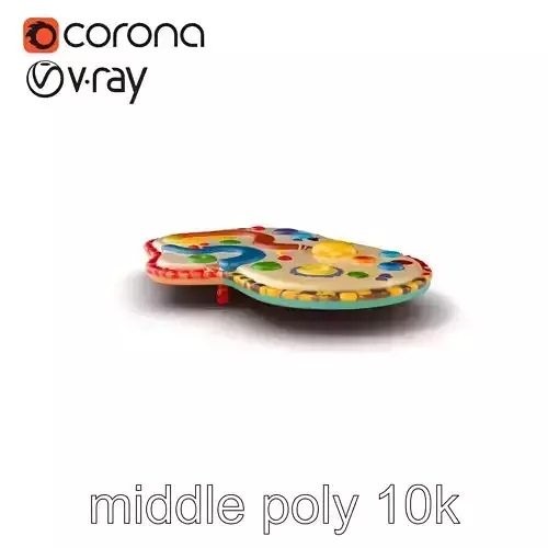 Colorful Sensory Play Mat model pack