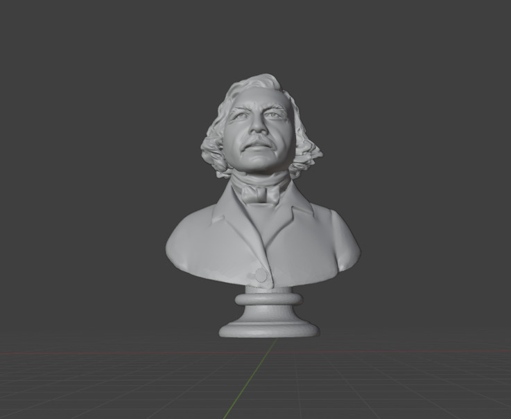 Louis Daguerre 3D print model_4