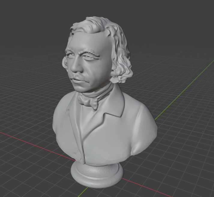 Louis Daguerre 3D print model_3