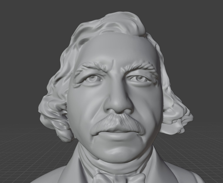 Louis Daguerre 3D print model_5