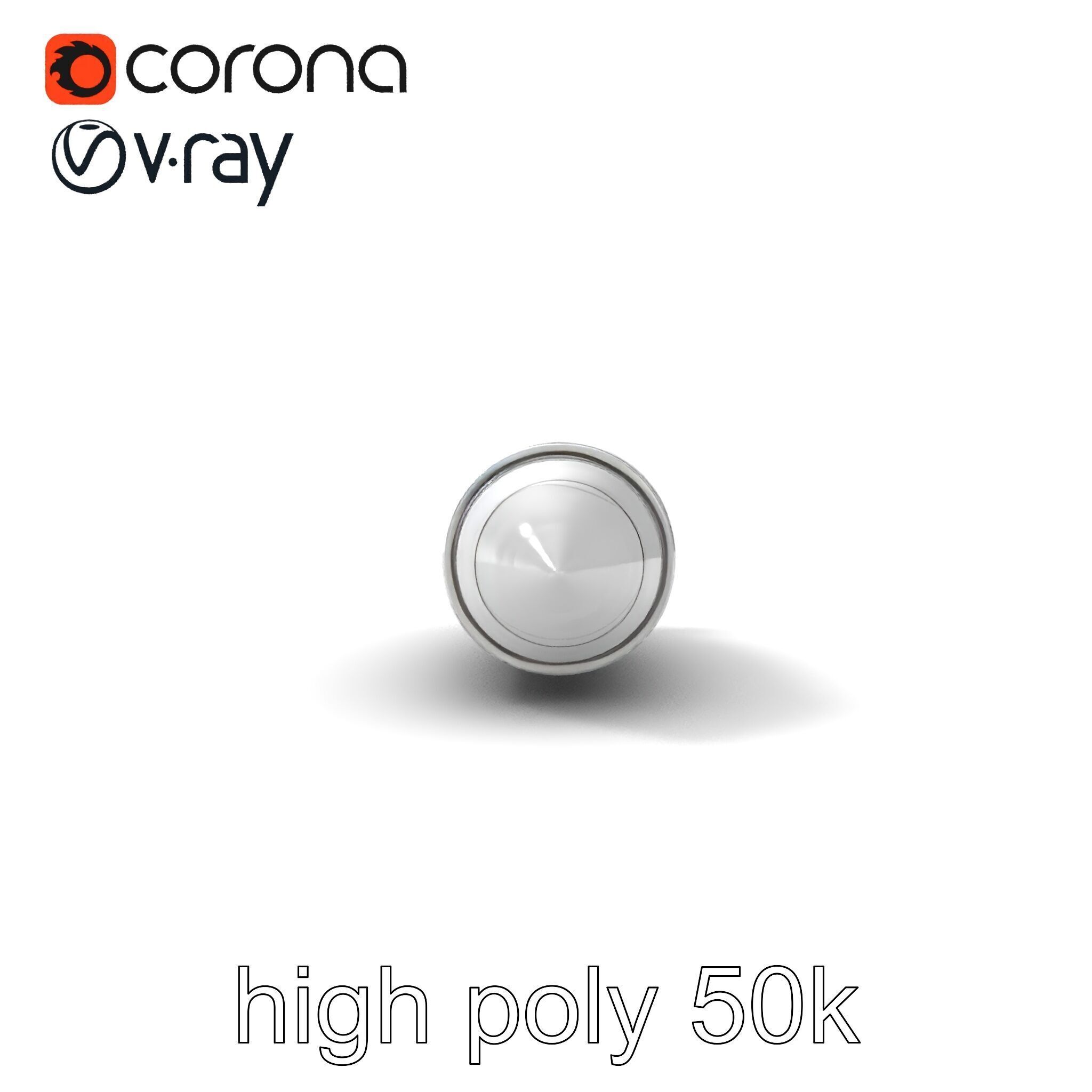 Aerodynamic Silver Missile Bomb model pack Low-poly 3D model_16