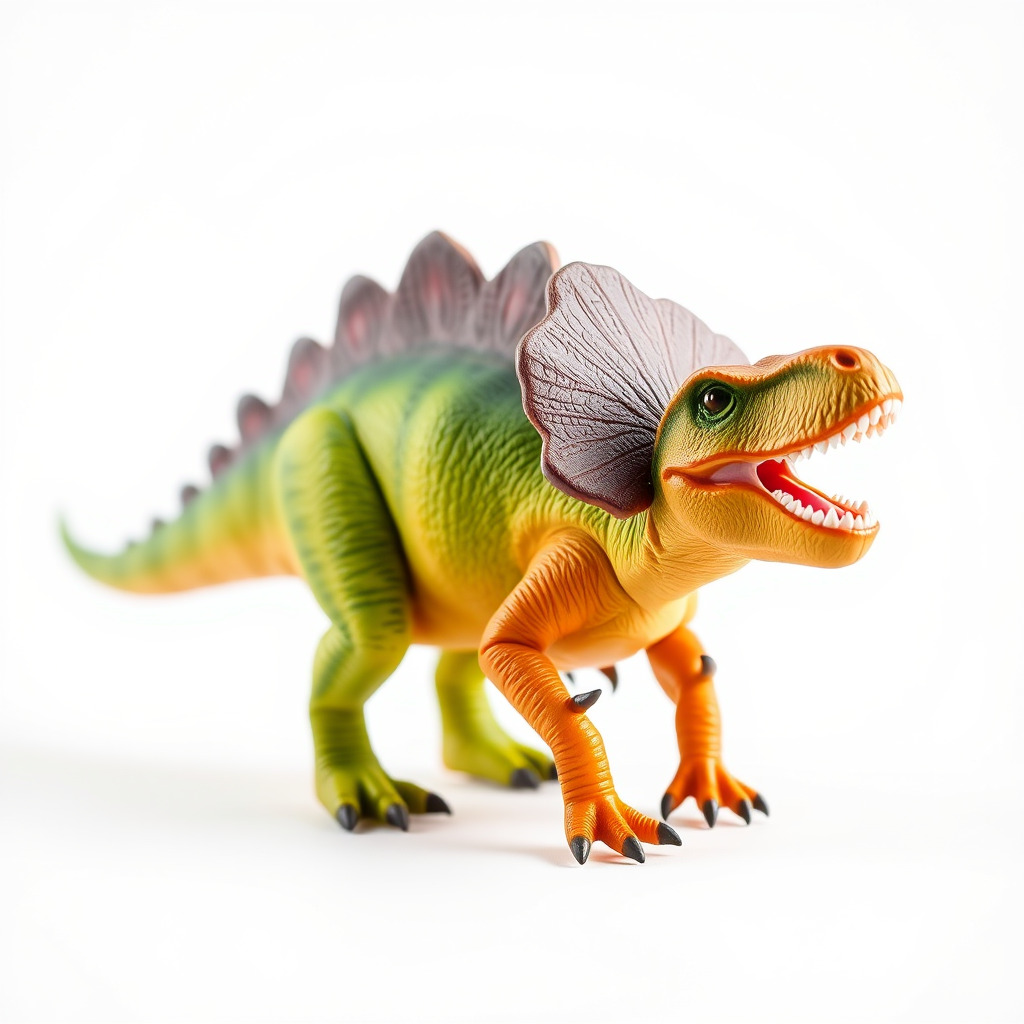 Colorful Dinosaur Figurines Collection model pack Low-poly 3D model_4