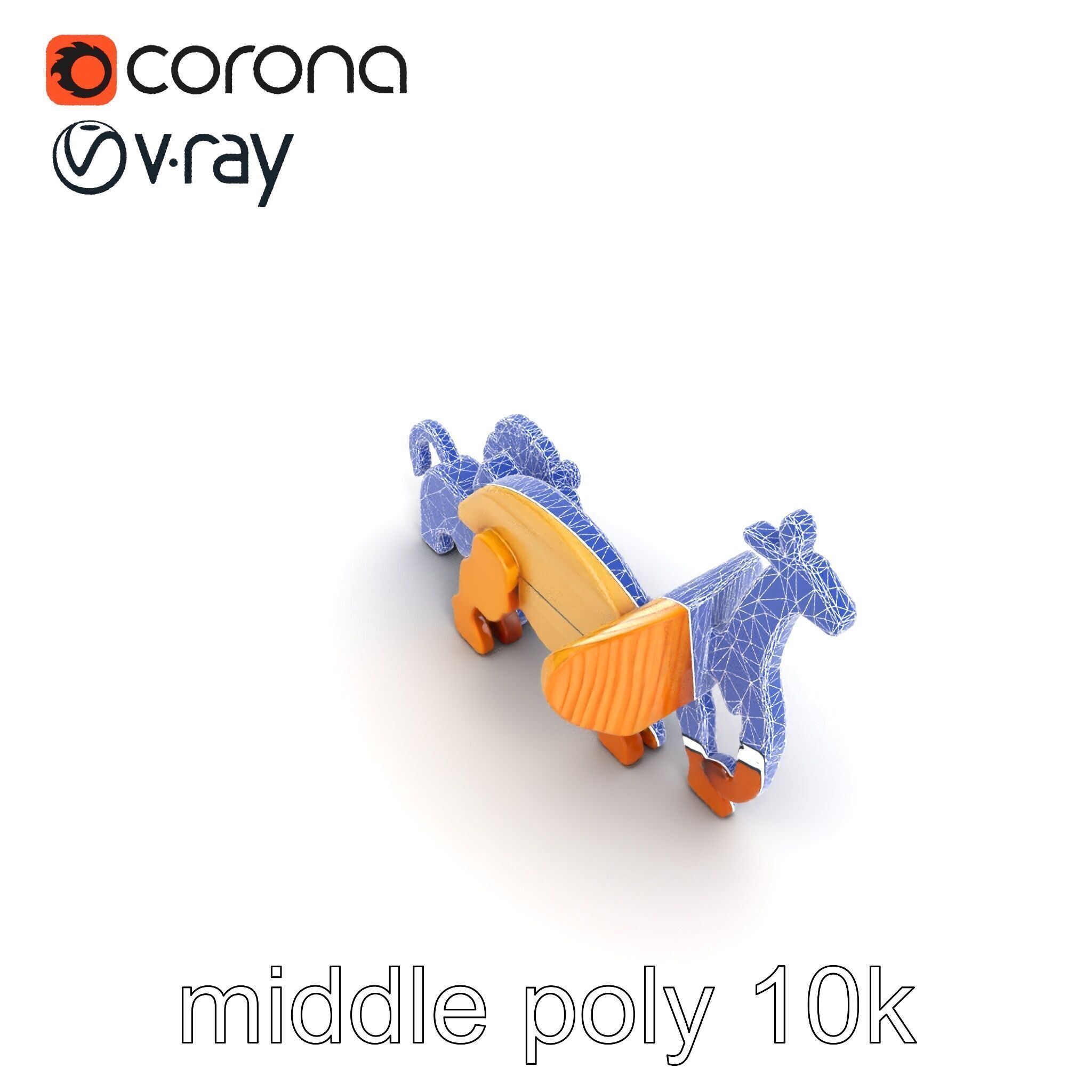 Animal Puzzle Wooden Toy Model Pack Texture_27