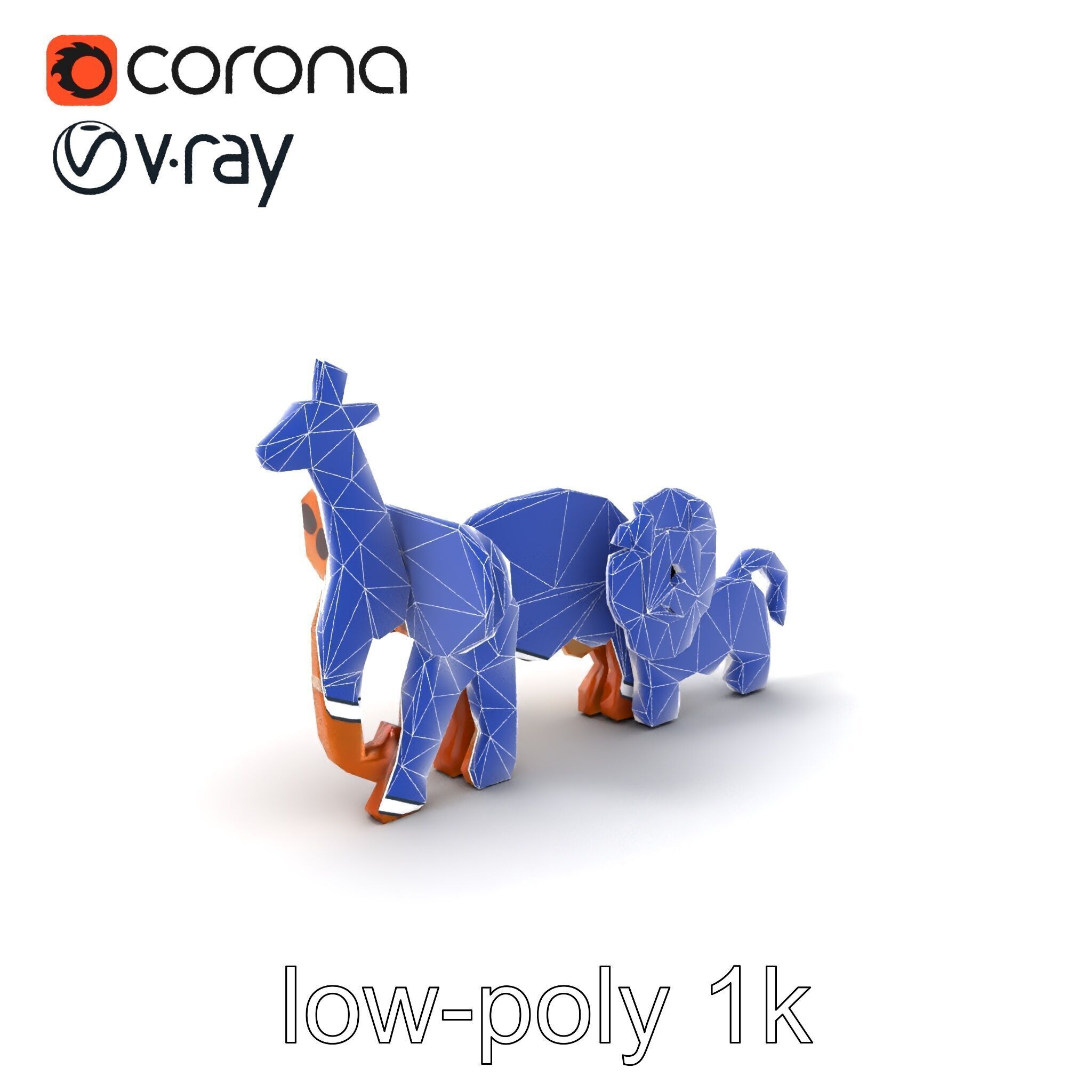 Animal Puzzle Wooden Toy Model Pack Texture_7