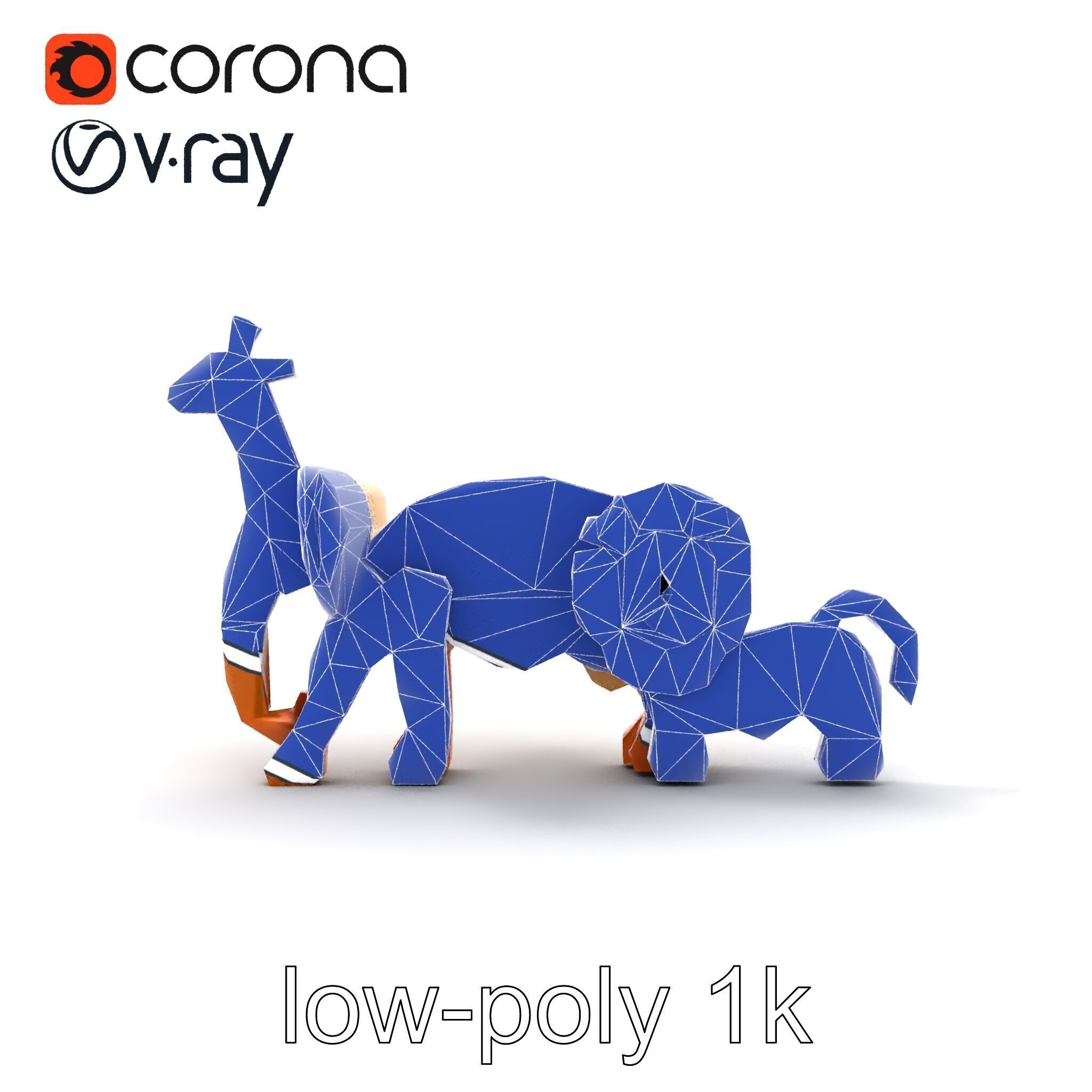 Animal Puzzle Wooden Toy Model Pack Texture_17