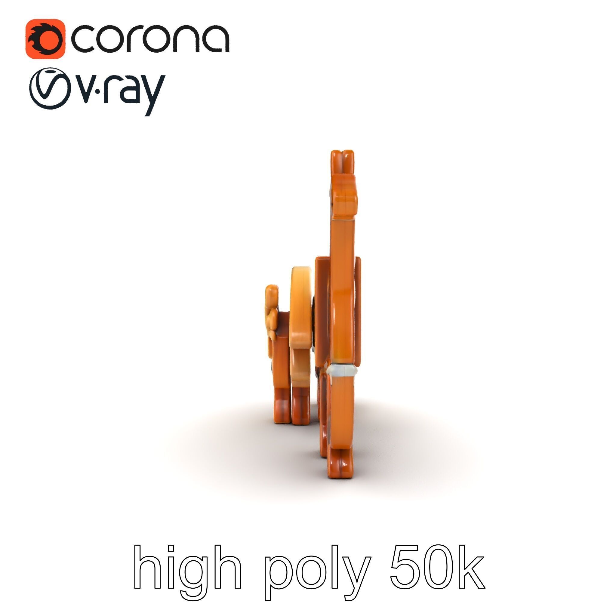 Animal Puzzle Wooden Toy Model Pack Texture_20