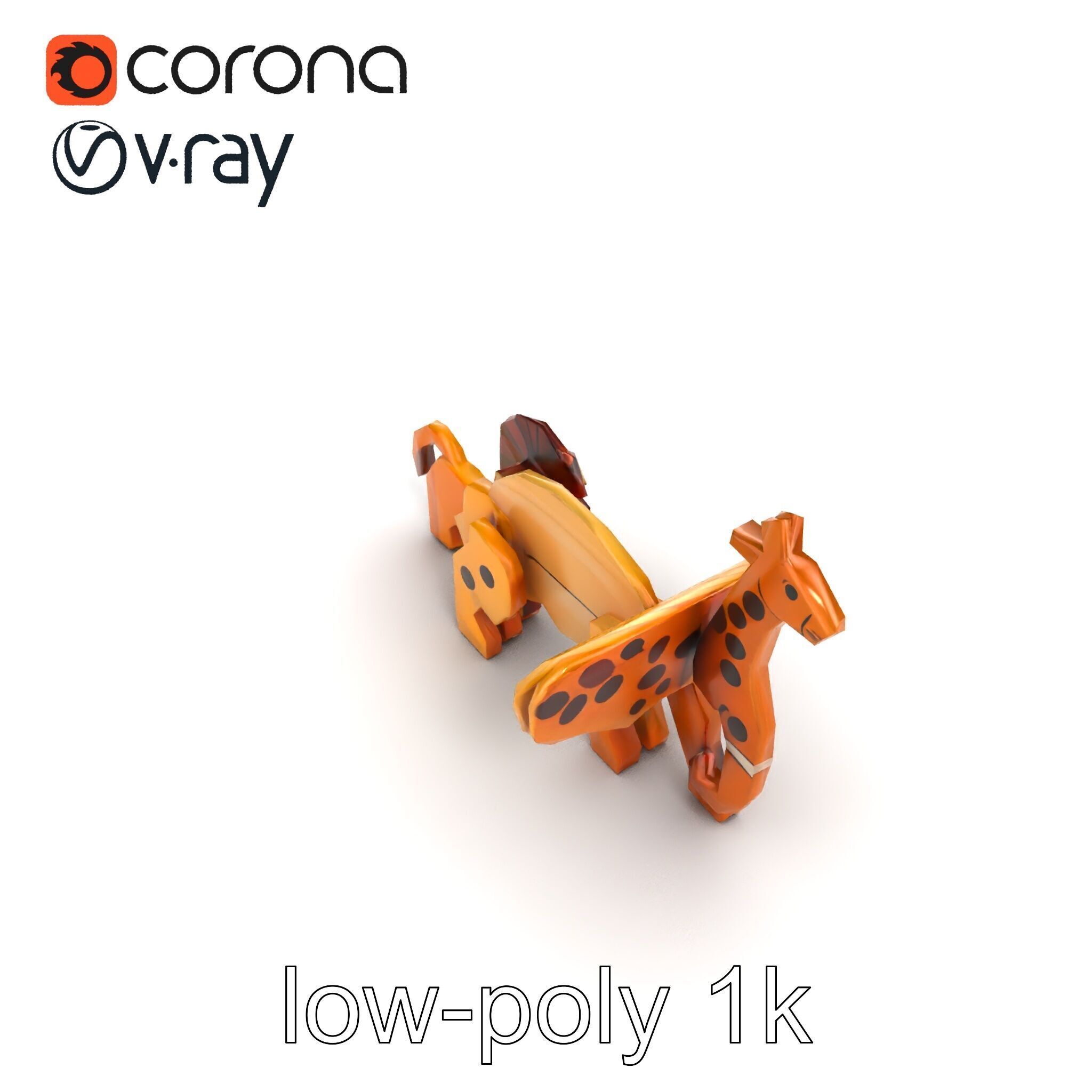 Animal Puzzle Wooden Toy Model Pack Texture_12