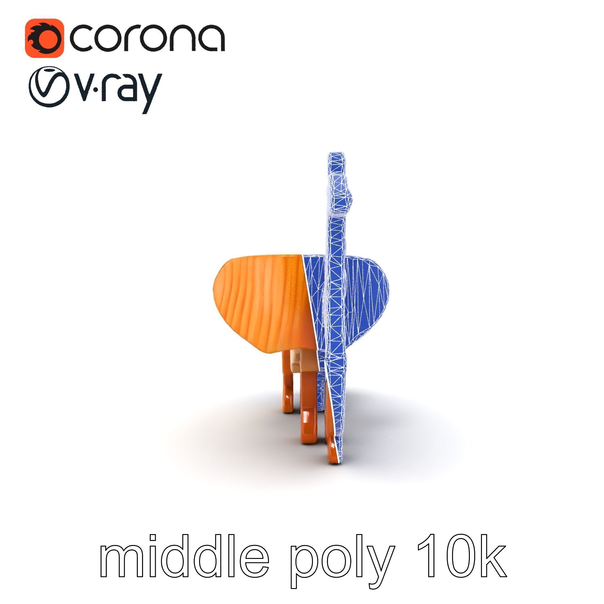 Animal Puzzle Wooden Toy Model Pack Texture_13