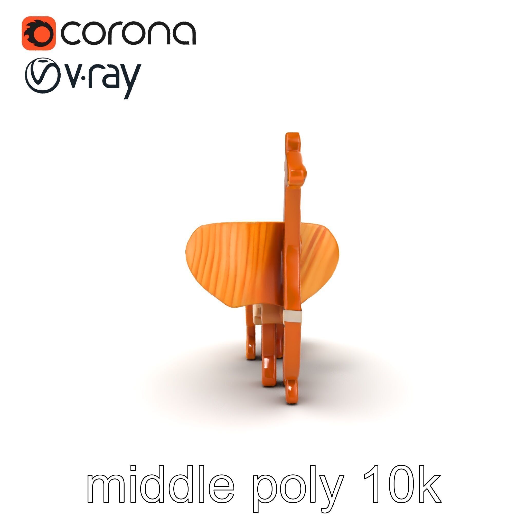 Animal Puzzle Wooden Toy Model Pack Texture_15