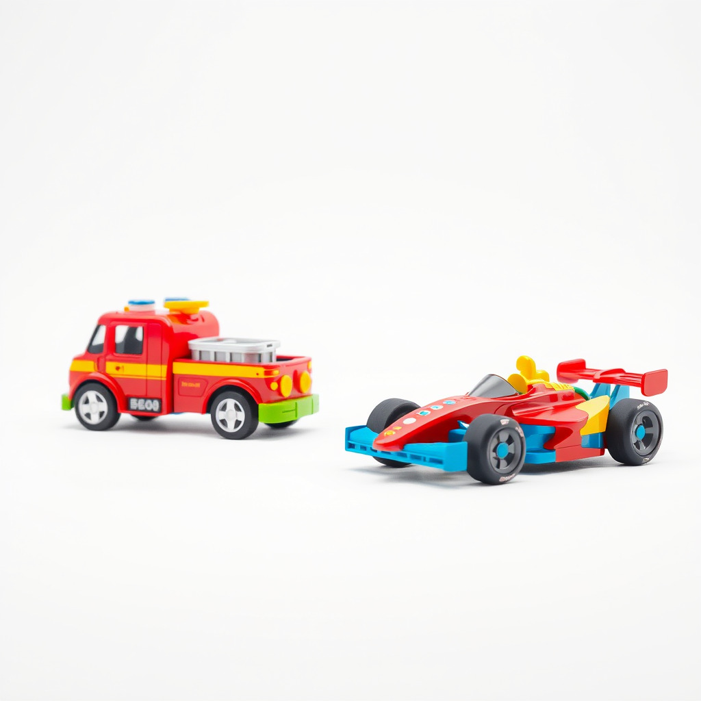 Vibrant Toy Cars Interactive Model Pack Low-poly 3D model_4