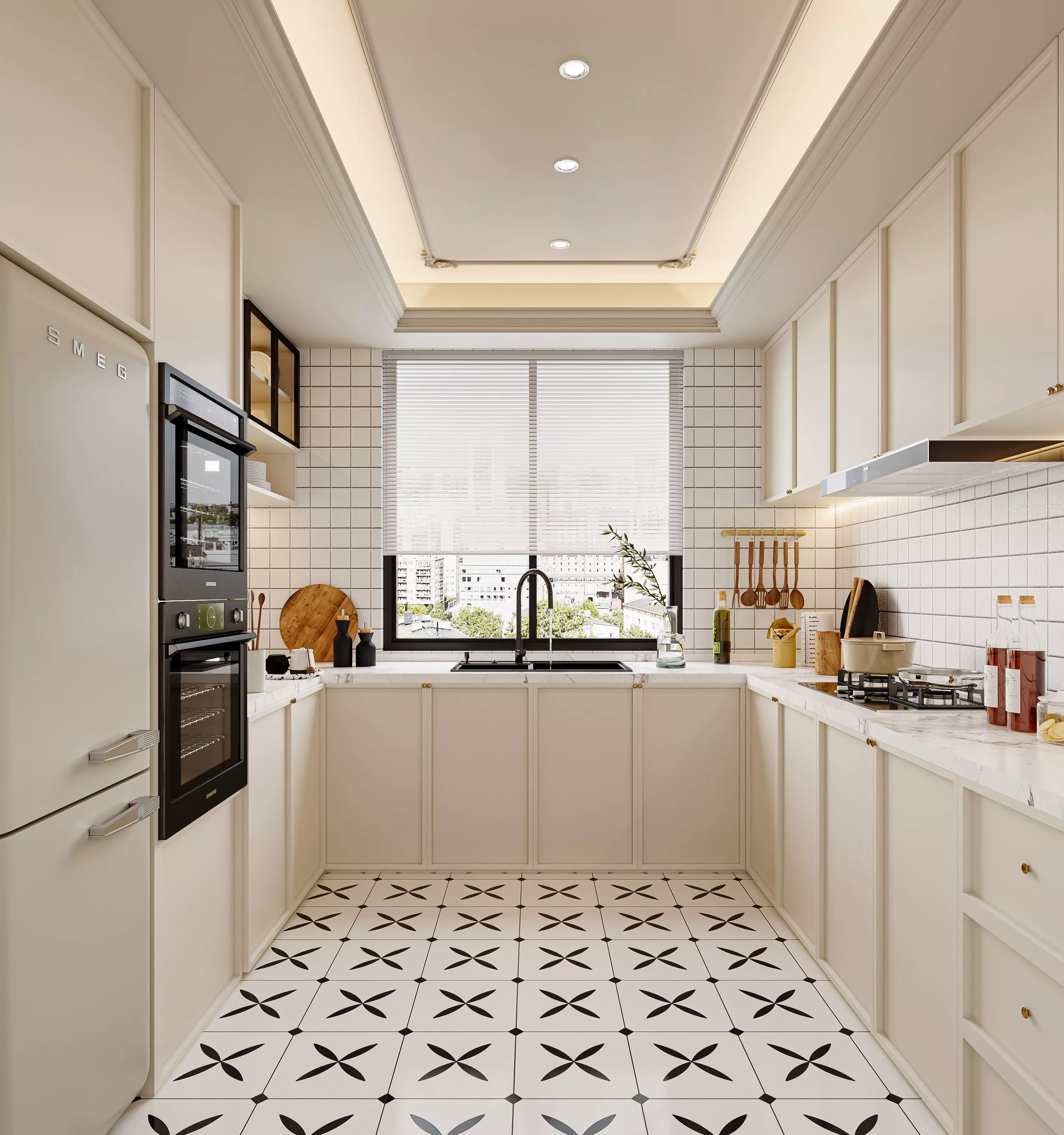 Modern Kitchen 3D model_0