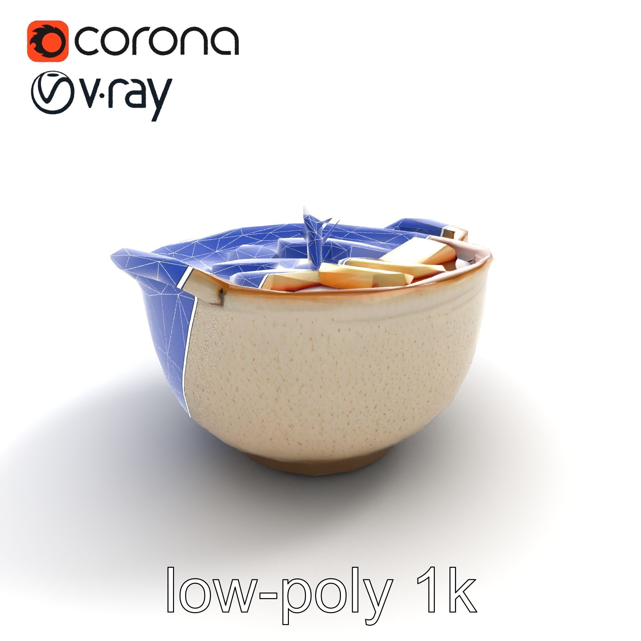 Korean Tofu Stew Pot Photorealistic model pack Low-poly 3D model_42