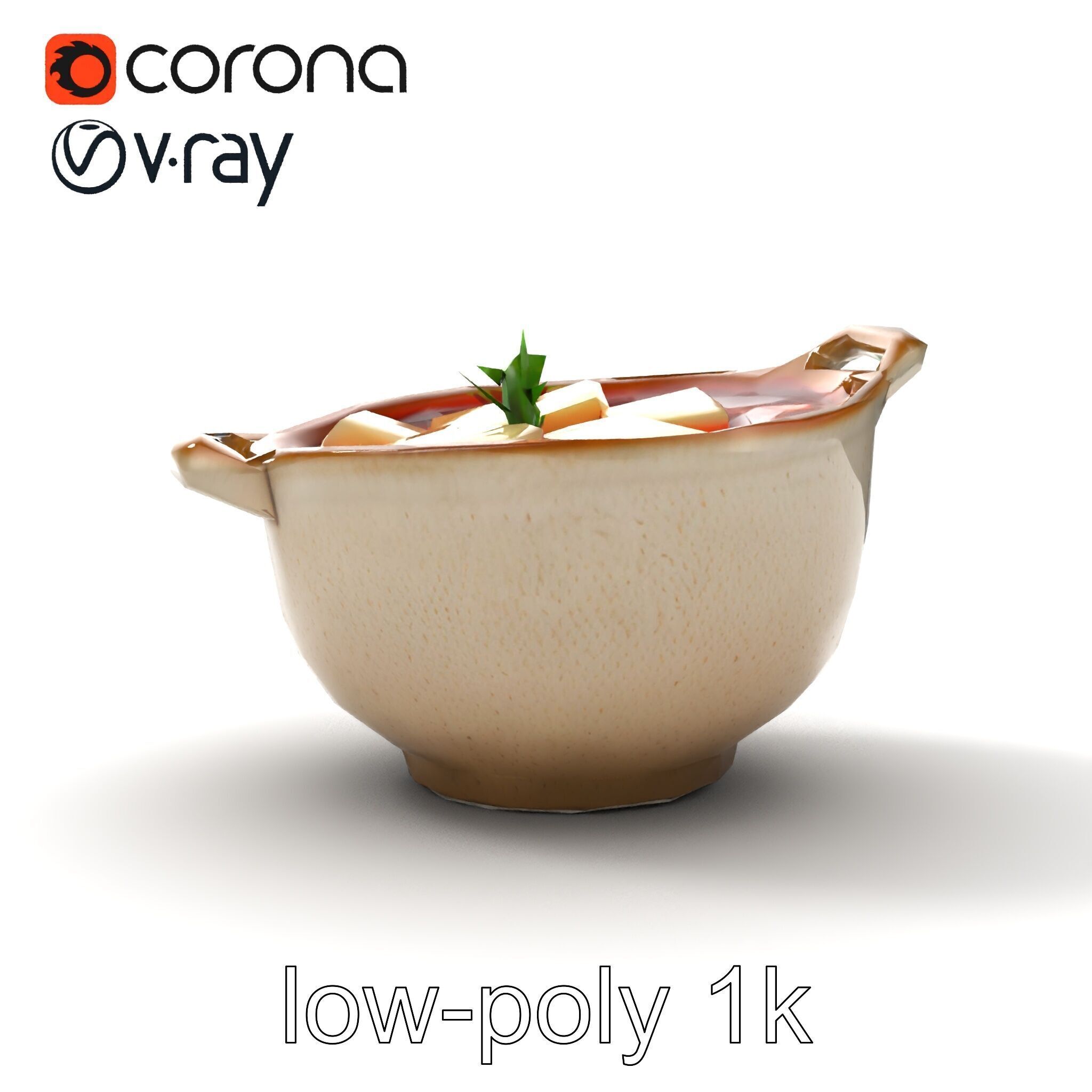 Korean Tofu Stew Pot Photorealistic model pack Low-poly 3D model_49
