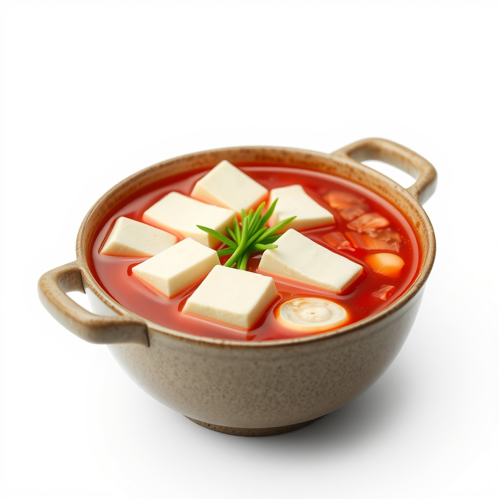 Korean Tofu Stew Pot Photorealistic model pack Low-poly 3D model_32