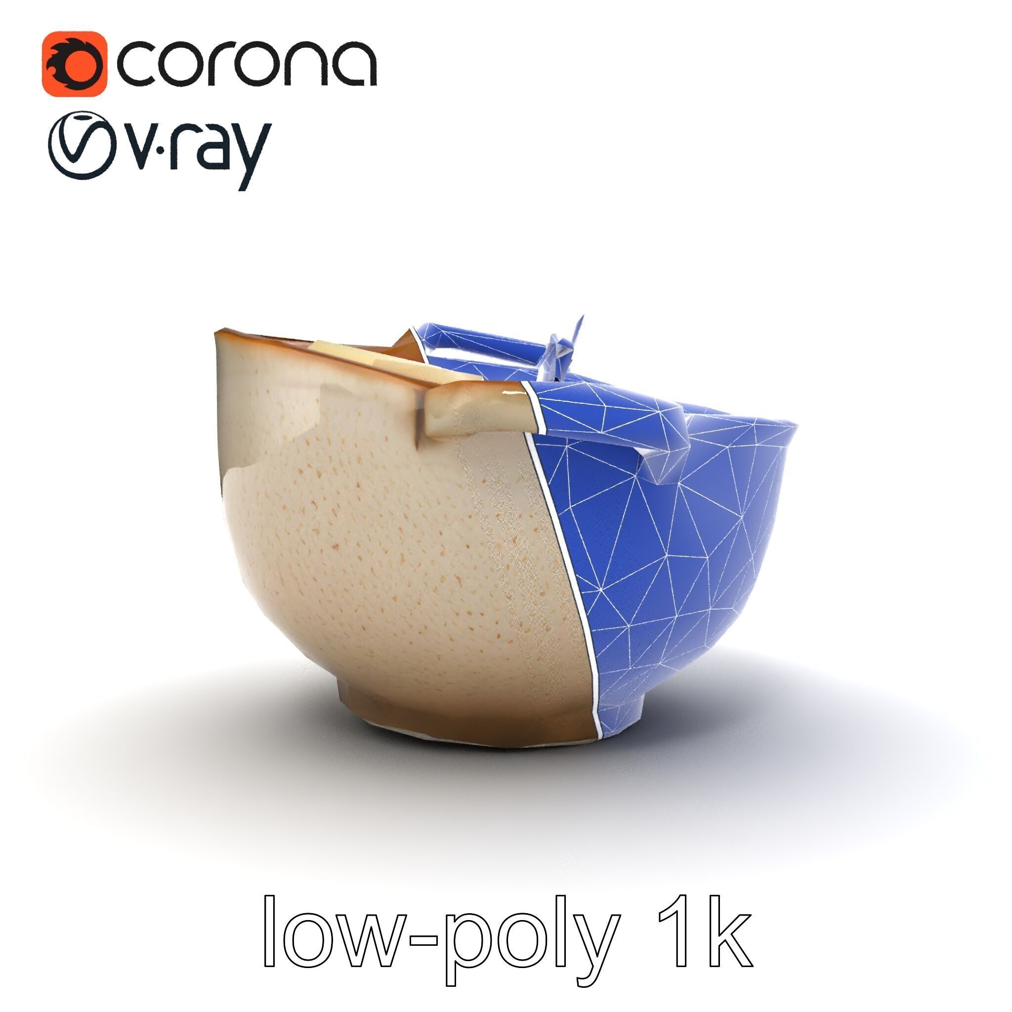 Korean Tofu Stew Pot Photorealistic model pack Low-poly 3D model_51