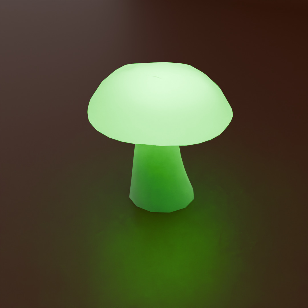 Indirect mushroom lighting 3D model_7