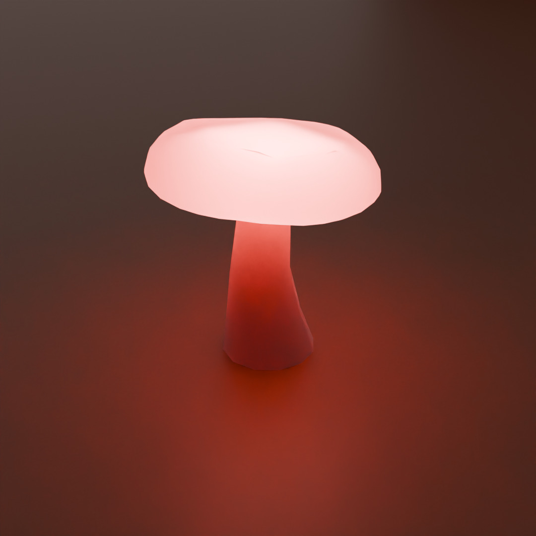 Indirect mushroom lighting 3D model_6