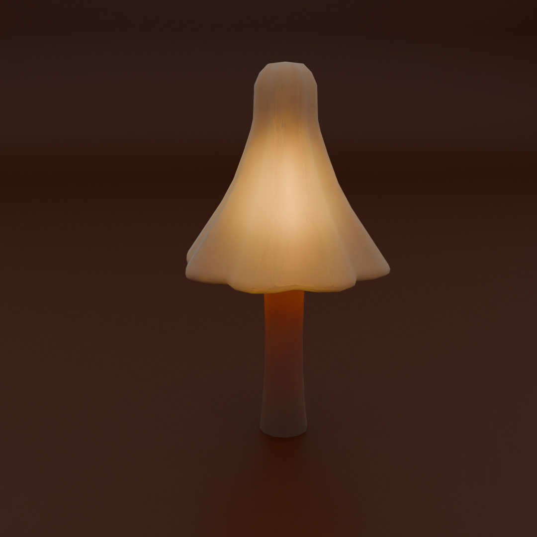 Indirect mushroom lighting 3D model_9