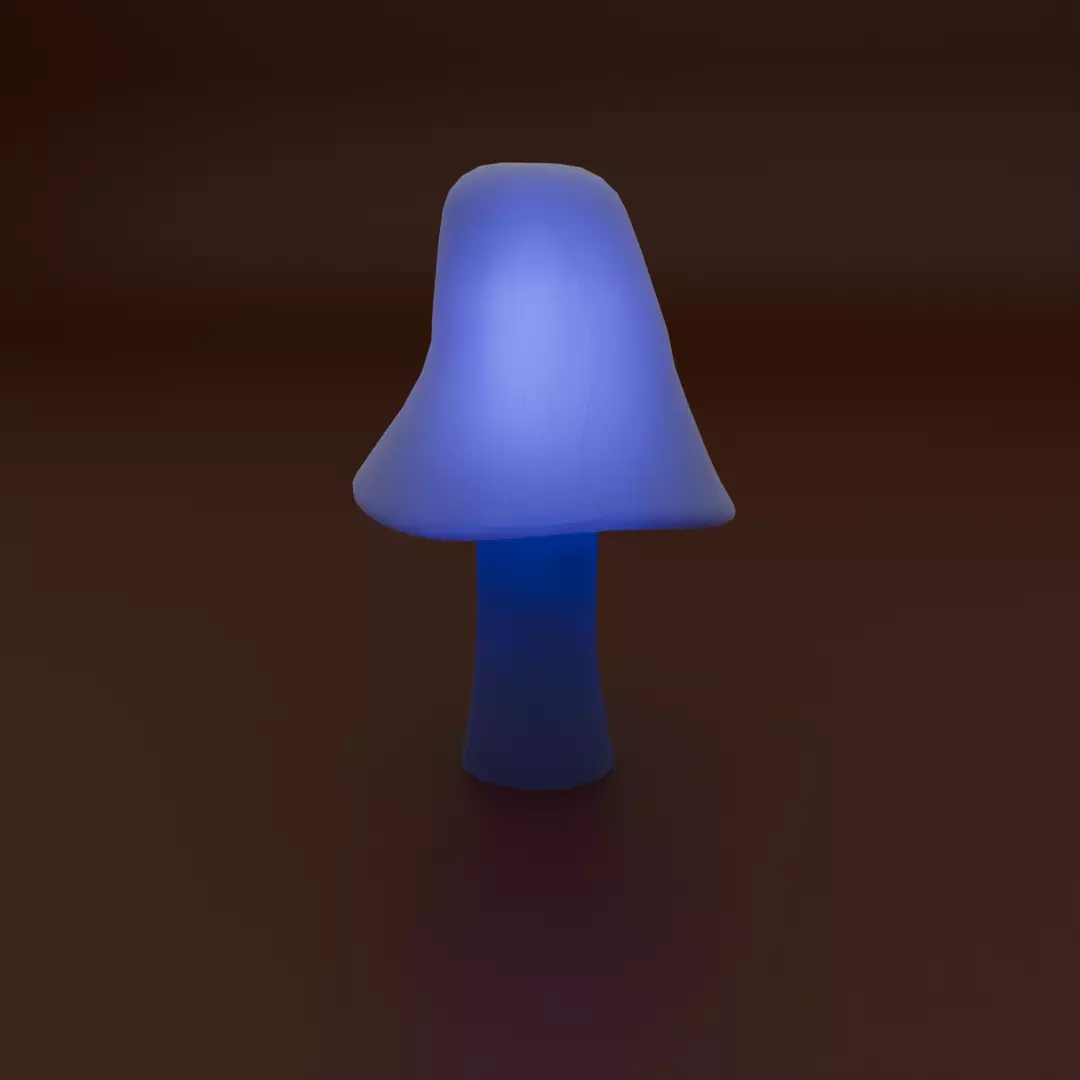 Indirect mushroom lighting 3D model_0