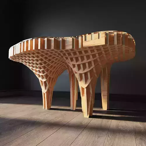 Parametric table Mushroom