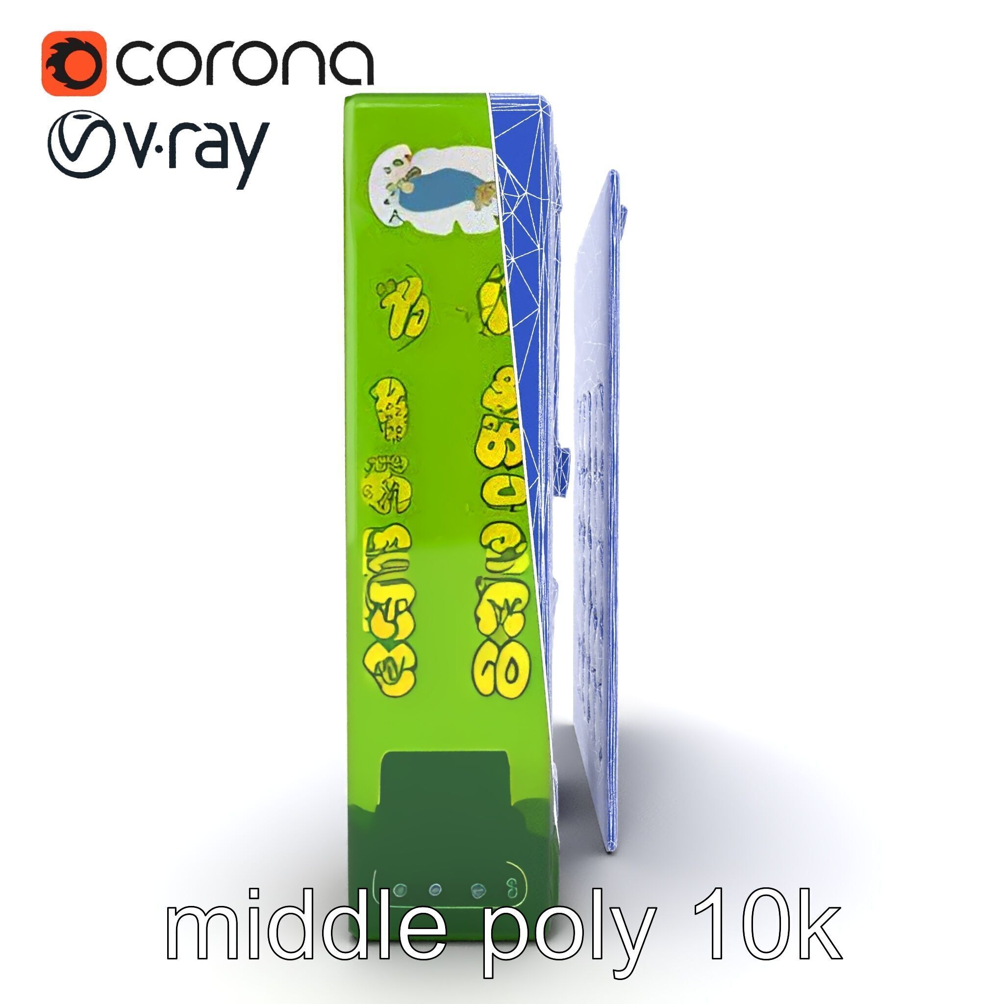 Safari Animal Bingo Game Model Pack Low-poly 3D model_16