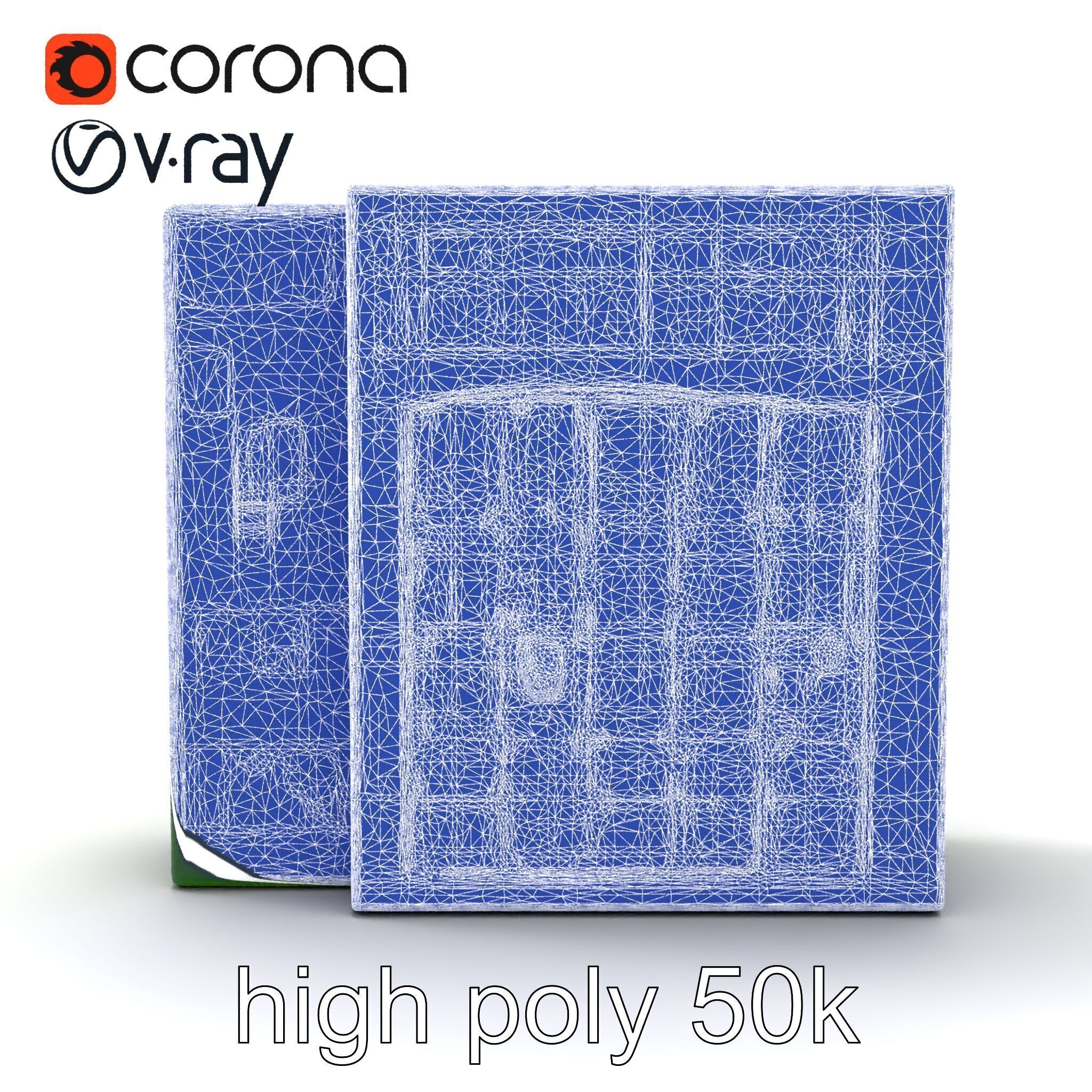 Safari Animal Bingo Game Model Pack Low-poly 3D model_31