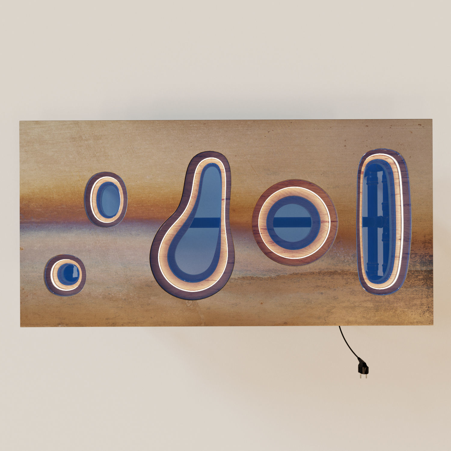 Parametric table TAB-ATOLL 3D model_2