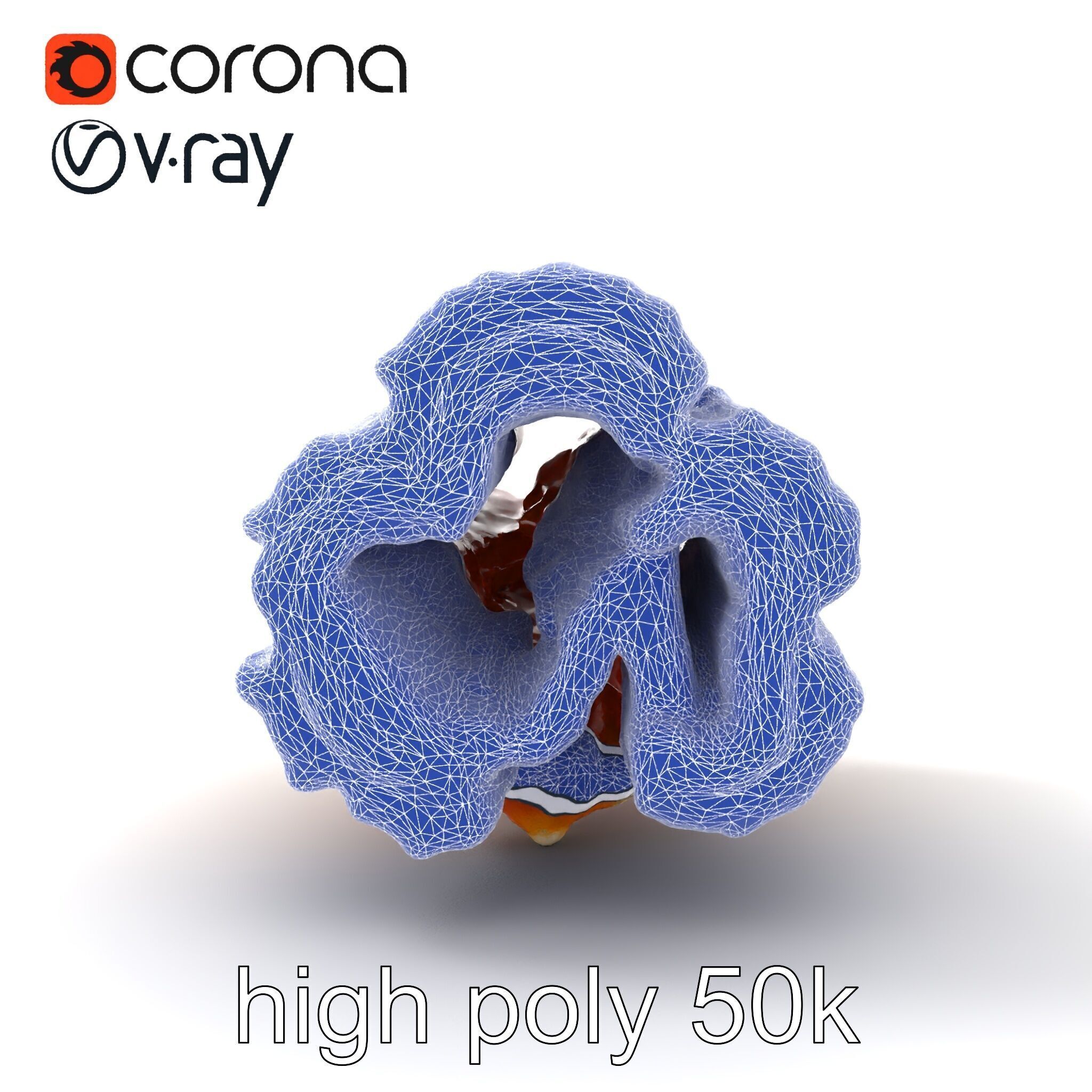 Realistic Churro Dessert Texture model pack Low-poly 3D model_20