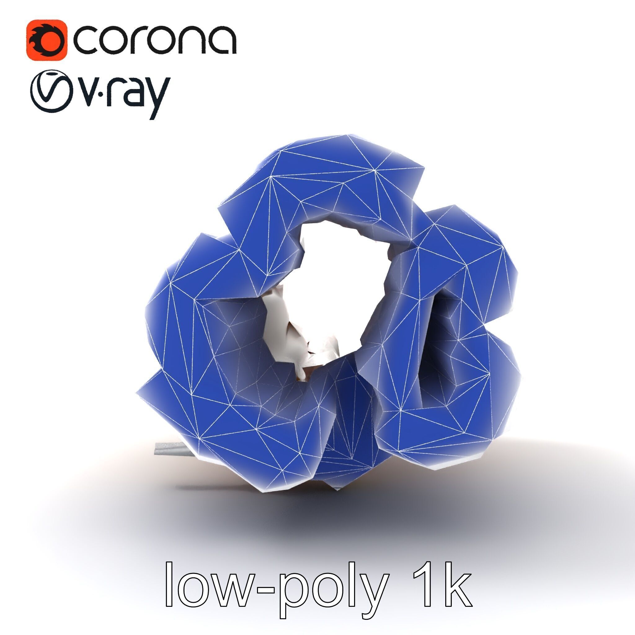 Realistic Churro Dessert Texture model pack Low-poly 3D model_23