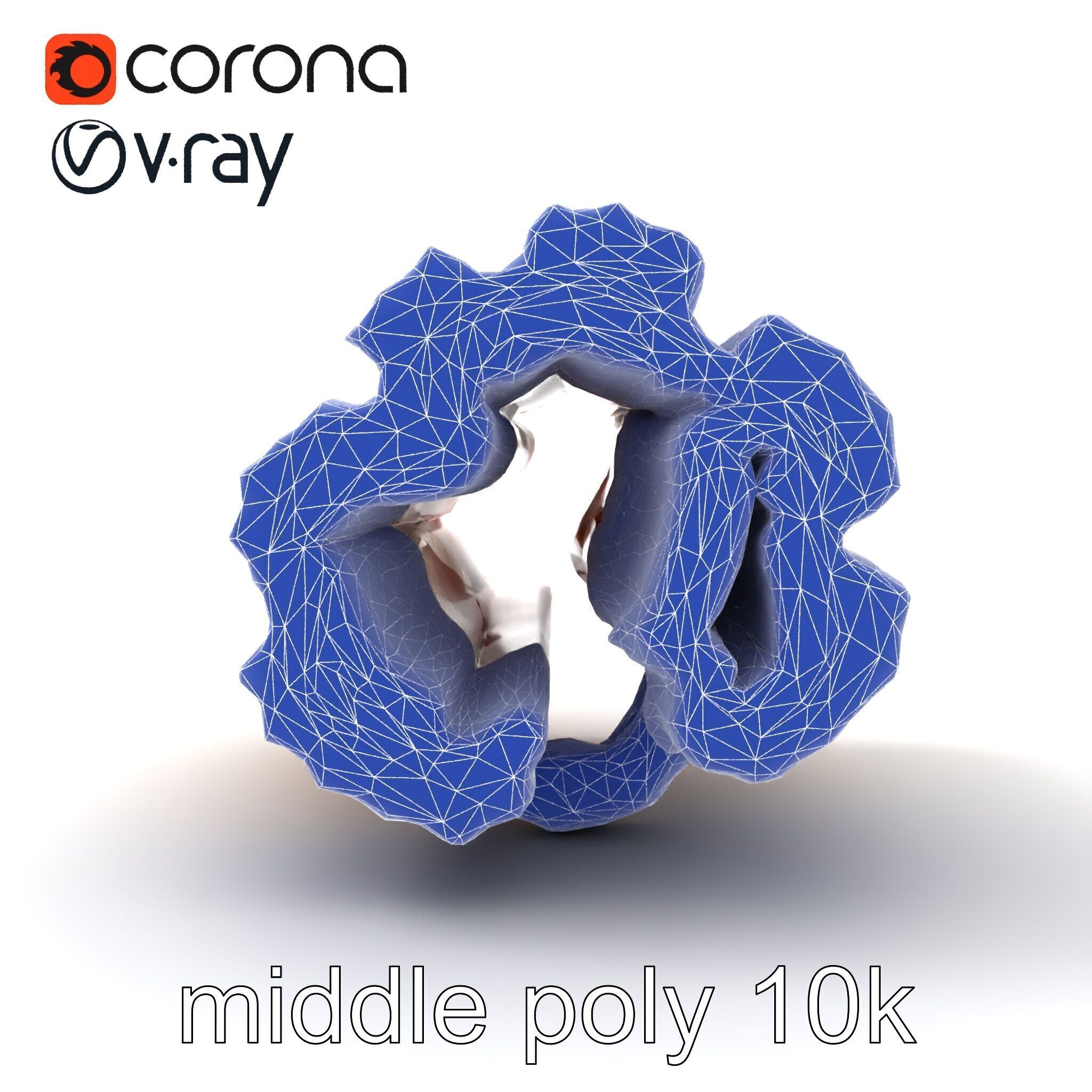 Realistic Churro Dessert Texture model pack Low-poly 3D model_26