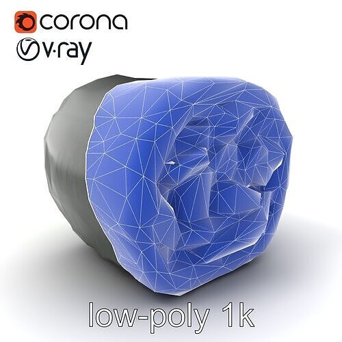 Korean Gimbap Roll Textured 3D Model Pack Low-poly 3D model 7