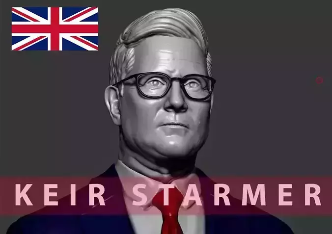 Keir Starmer 3d print