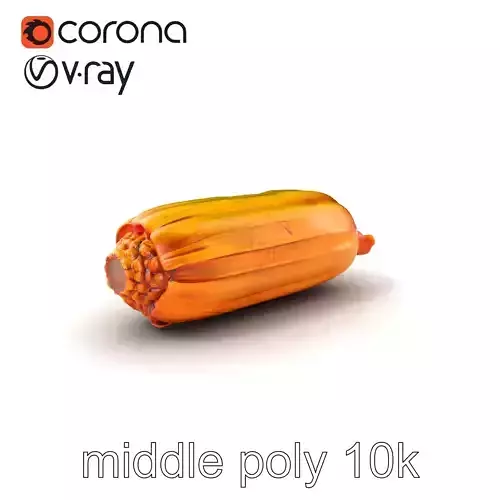 Tamale Pork Filling Corn Husk model pack Low-poly 3D model
