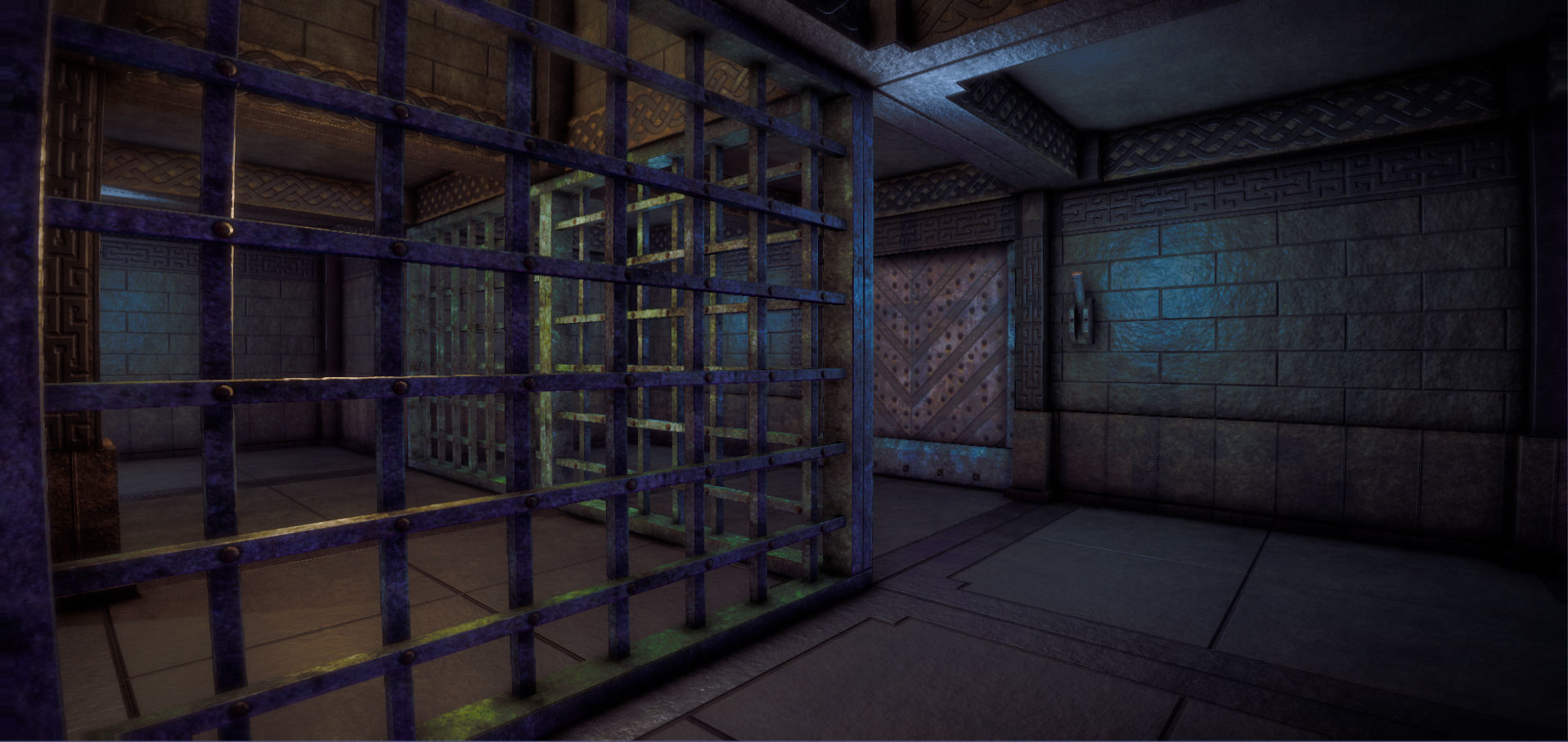 Modular Dungeon Kit with Low-poly 3D model_6