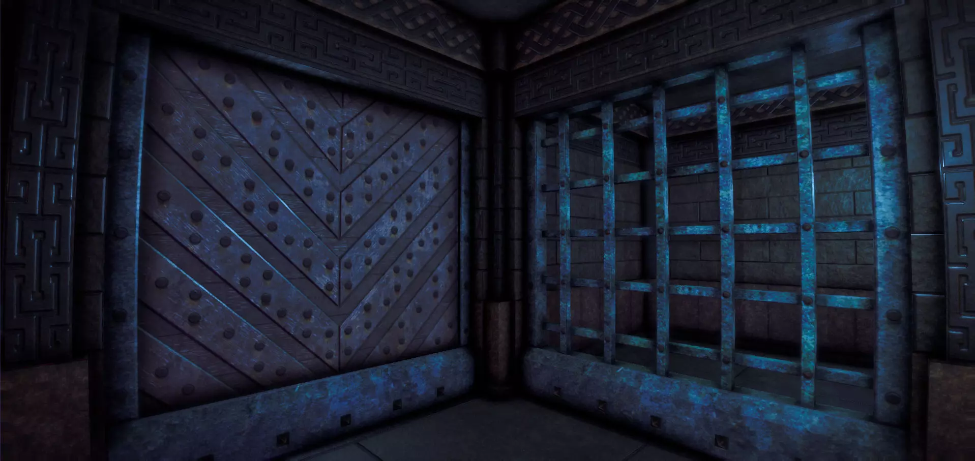 Modular Dungeon Kit with Low-poly 3D model_0