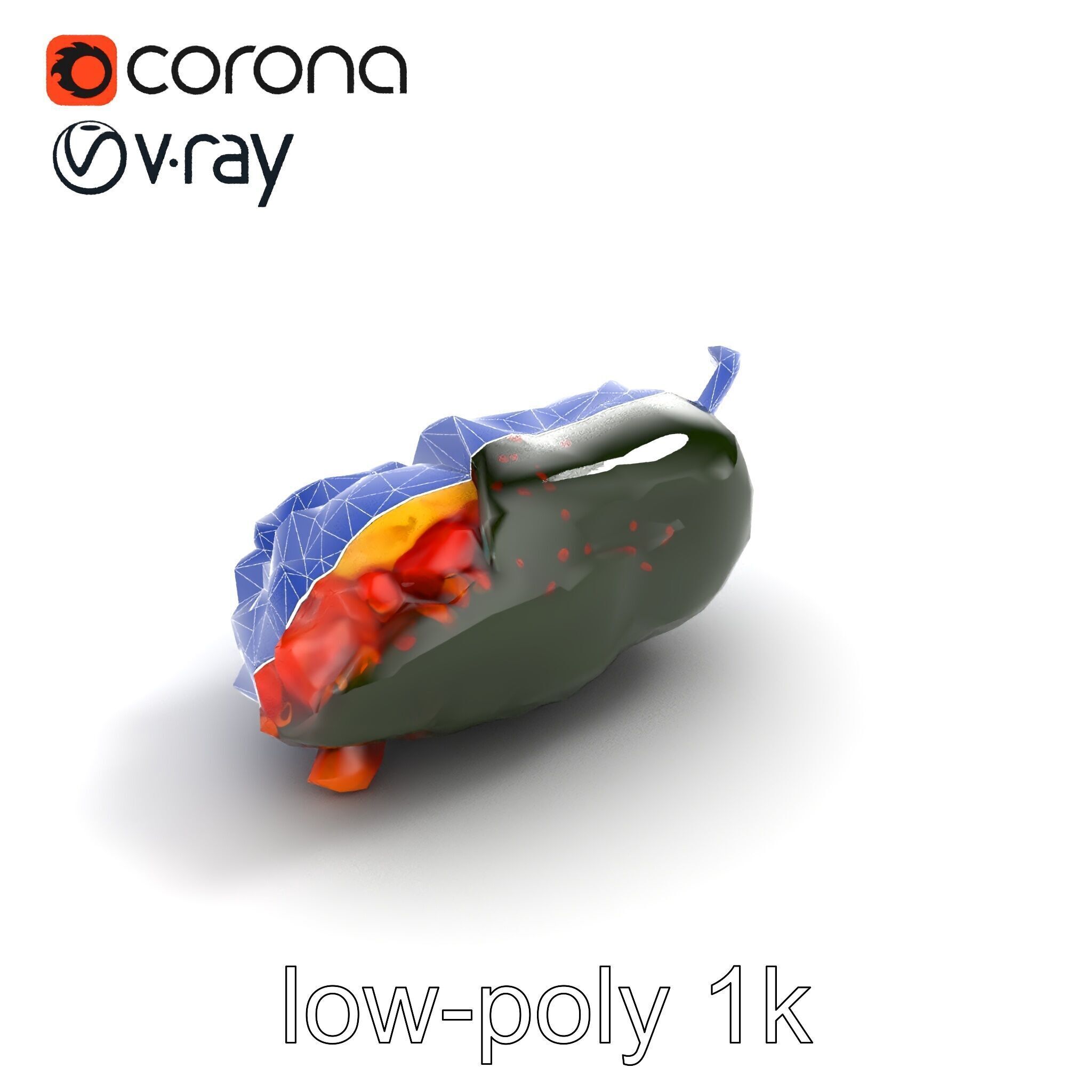 Chile Relleno Culinary 3D Model Pack Low-poly 3D model_13