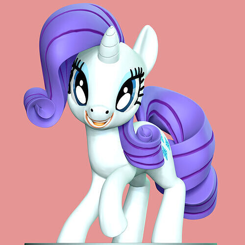 Rarity - My Little Pony 3D print model