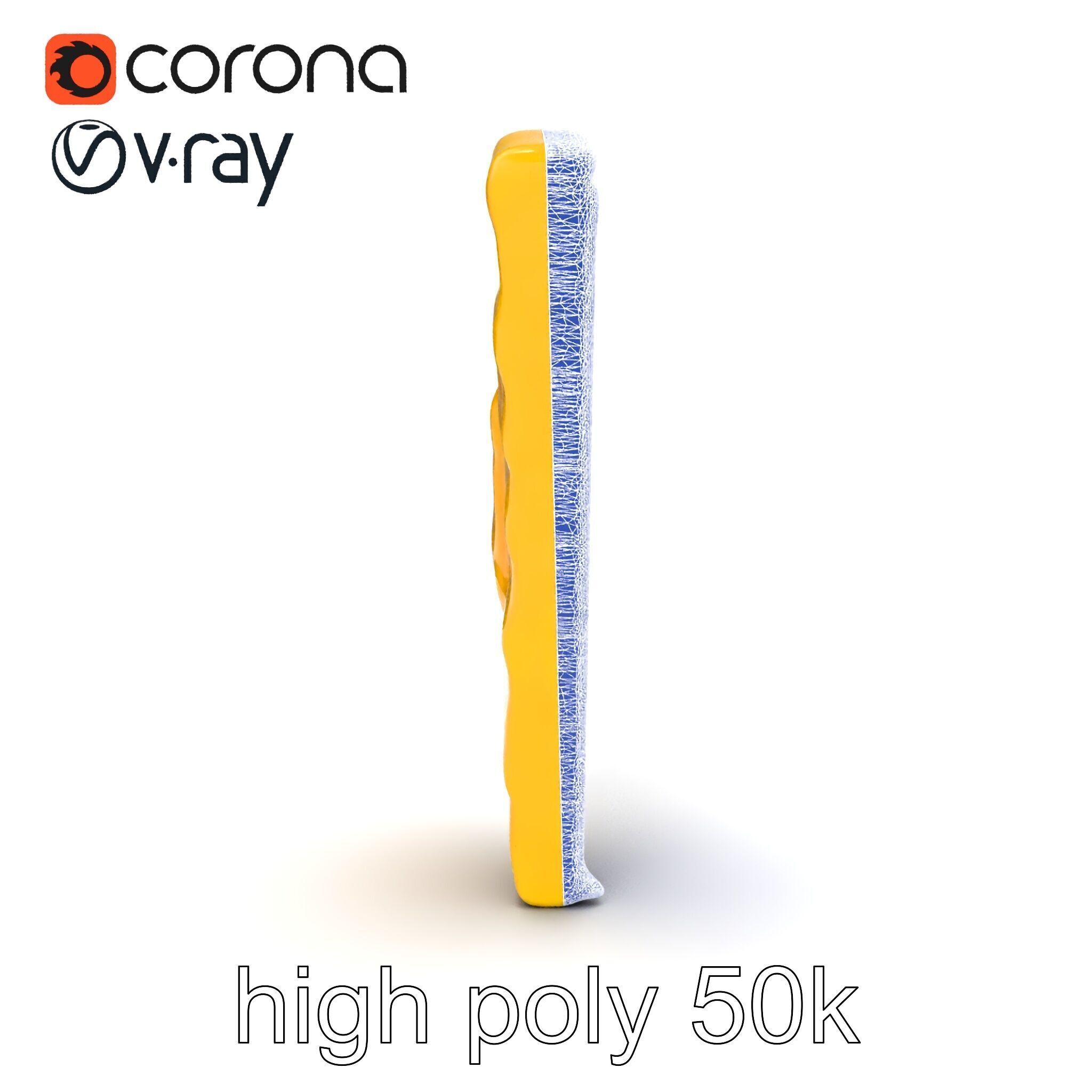 Lifelike Tortilla Chip Golden Crisp Surface model pack Low-poly 3D model_25