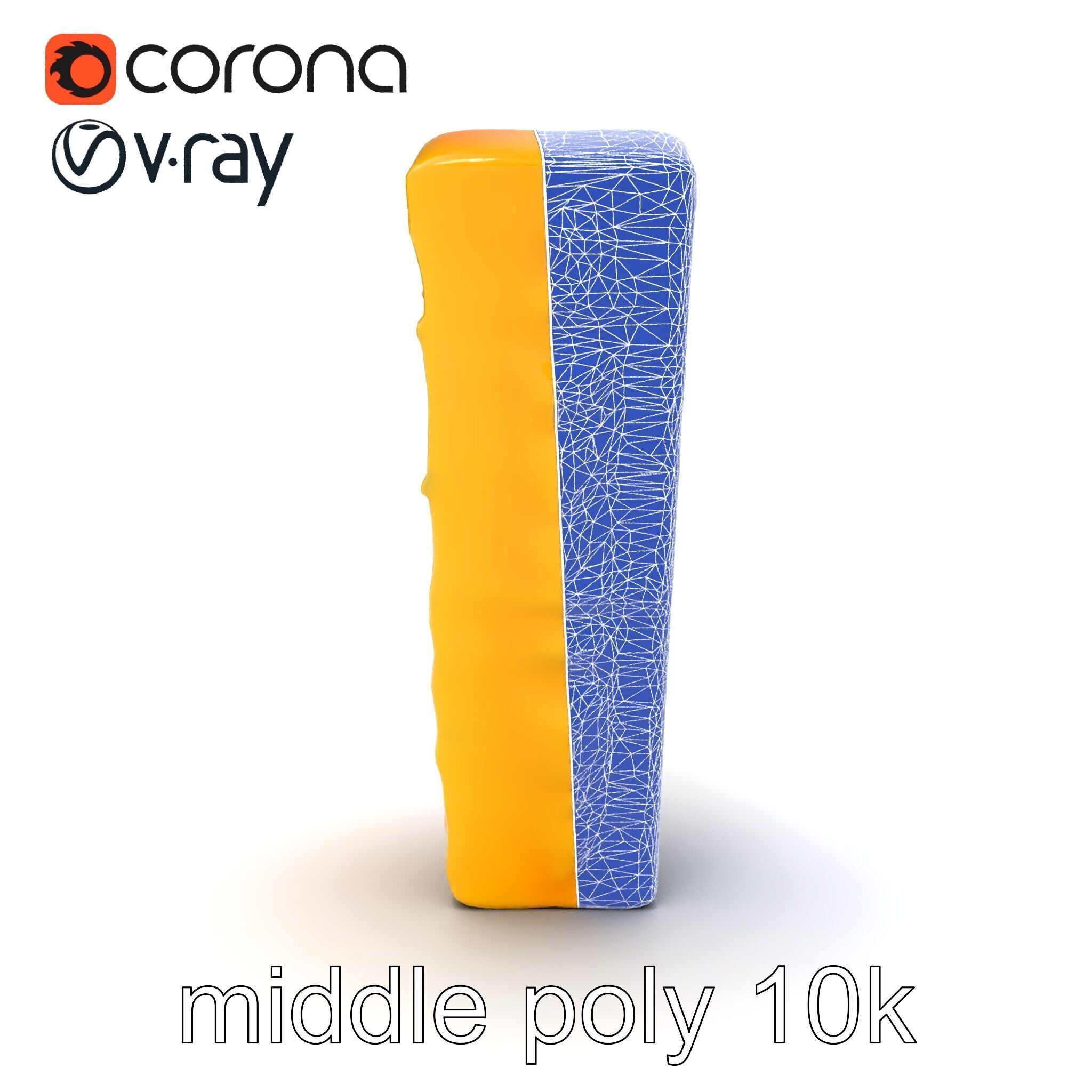 Lifelike Tortilla Chip Golden Crisp Surface model pack Low-poly 3D model_24