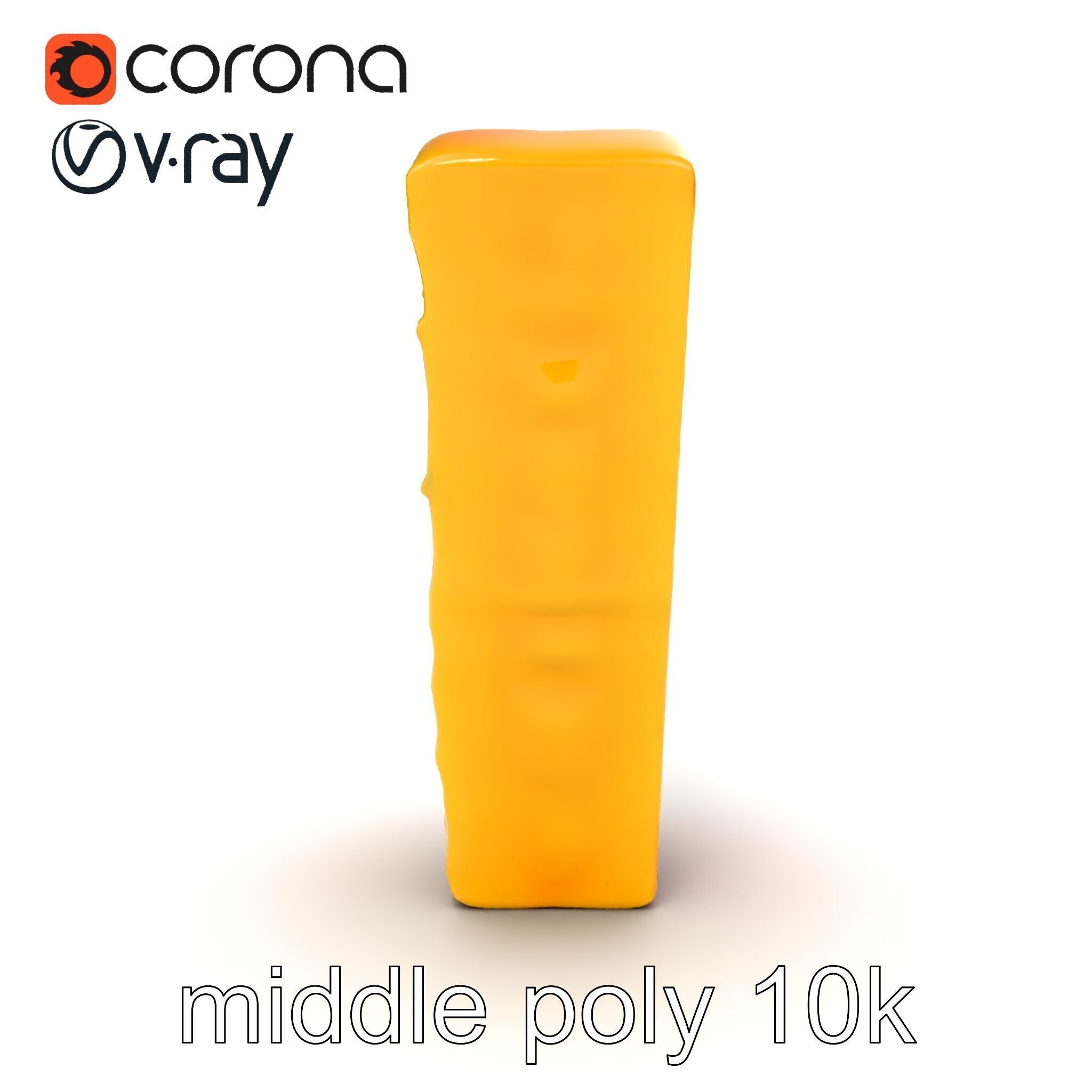 Lifelike Tortilla Chip Golden Crisp Surface model pack Low-poly 3D model_16