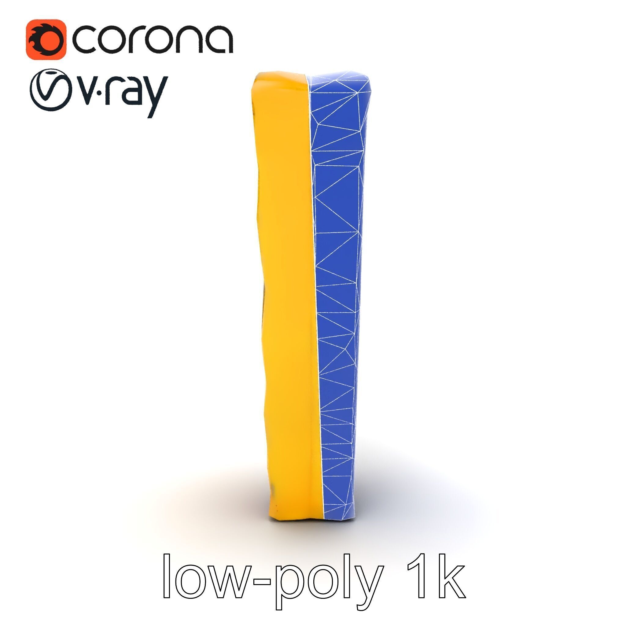 Lifelike Tortilla Chip Golden Crisp Surface model pack Low-poly 3D model_19