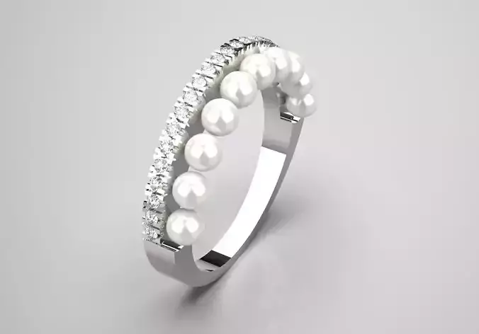 ocean jewelry pearl ring pr0049